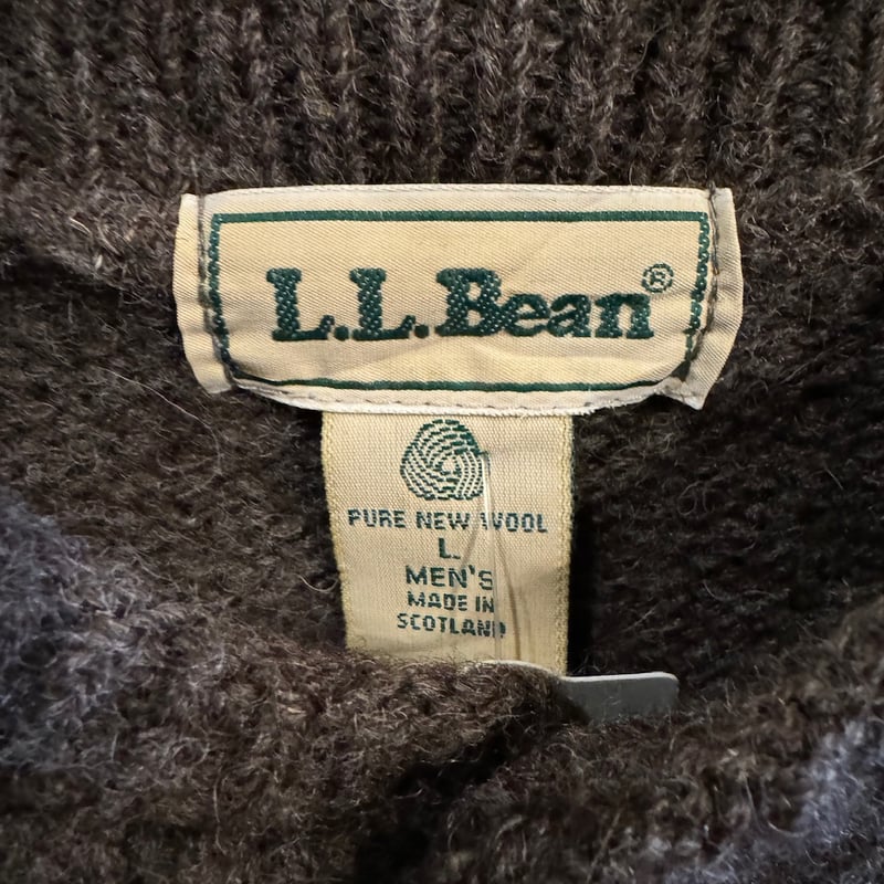 スコットランド製 L.L.Bean ノルディックニットセーター スコットランド製 L.L.Bean ノルディックニットセーター