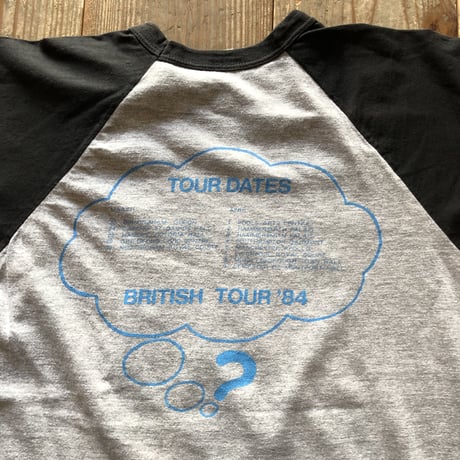 1980年代 ラグランスリーブバンドTシャツ  THE KINKS  S