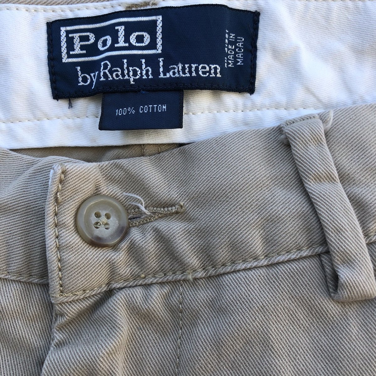 Polo by Ralph Lauren チノパン W34×L29 ベージュ | CUSTOM...