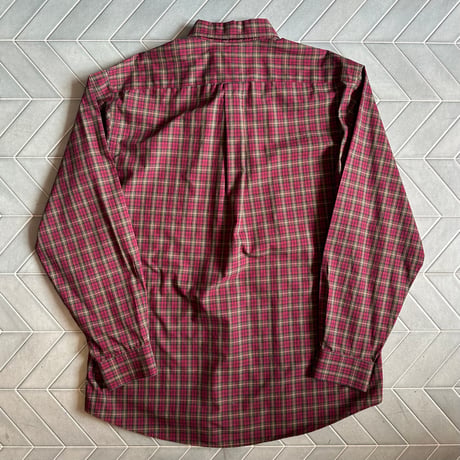 L.L.Bean タータンチェック柄シャツ