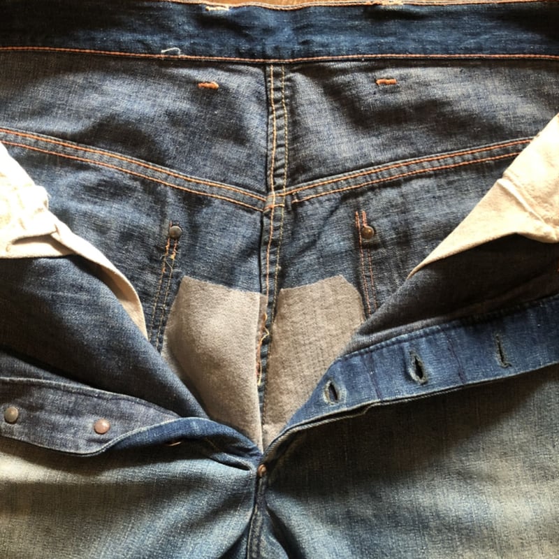 40s OLD SALEM ペインターパンツ 40s HEAD LIGHT DENIM PAINTER DENIM PANTS 40年代 ヘッドライト