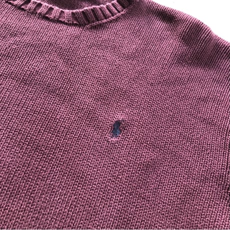 POLO コットンニット  XL