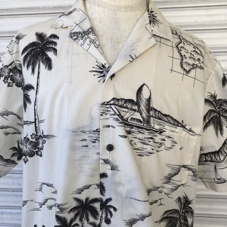 Hawaii総柄シャツ