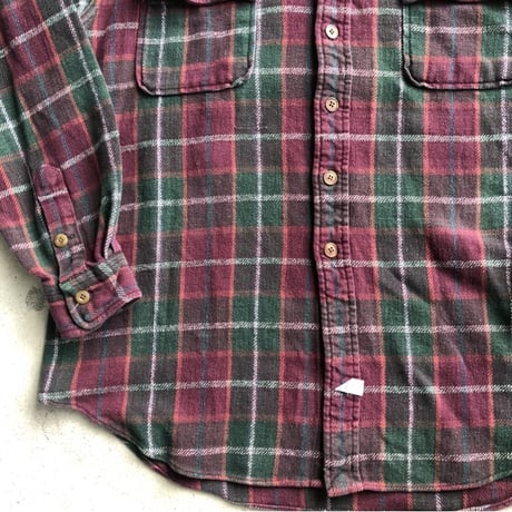 Polo ヘビーネルシャツ L