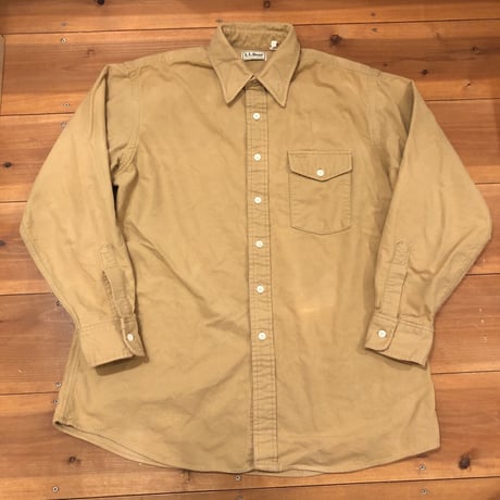 〜80'sL.L.Bean 長袖シャモアシャツ