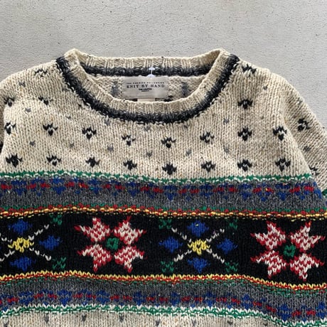 HAND KNITノルディックニット