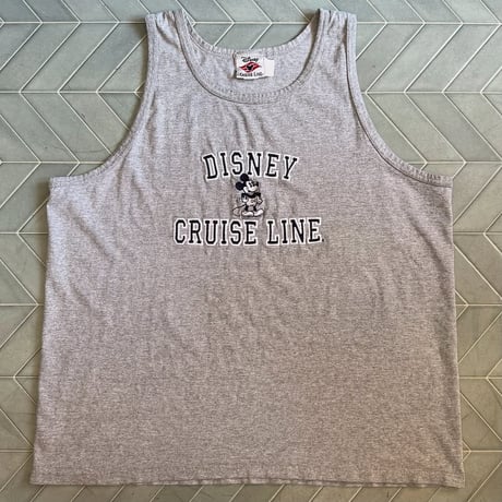 90s USA製 ミッキー刺繍タンクトップ
