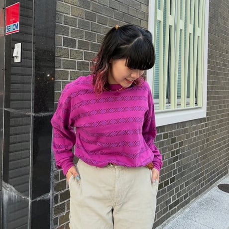 DOCKERS 総柄ロンT