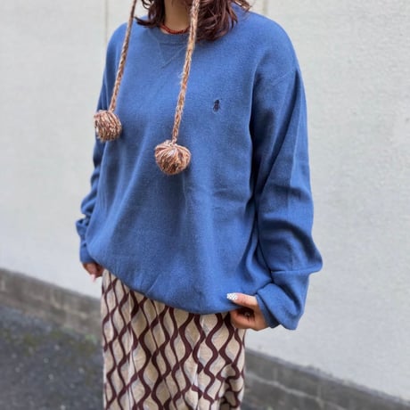 POLO コットンニット
