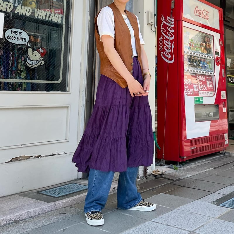 LIBERTY コンチョボタンレザーベスト | CUSTOM FEVER