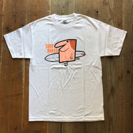 FARTCO プリントTシャツ  SURF NAKED
