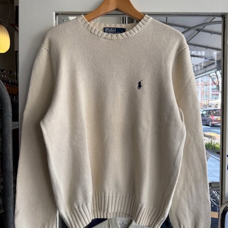 POLO コットンニット M
