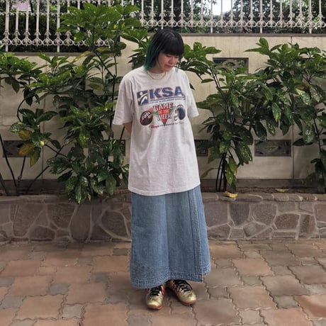 USA製 Disney SPORTS KSA 両面プリントTシャツ