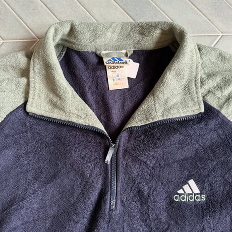 90s adidas ハーフジップフリース