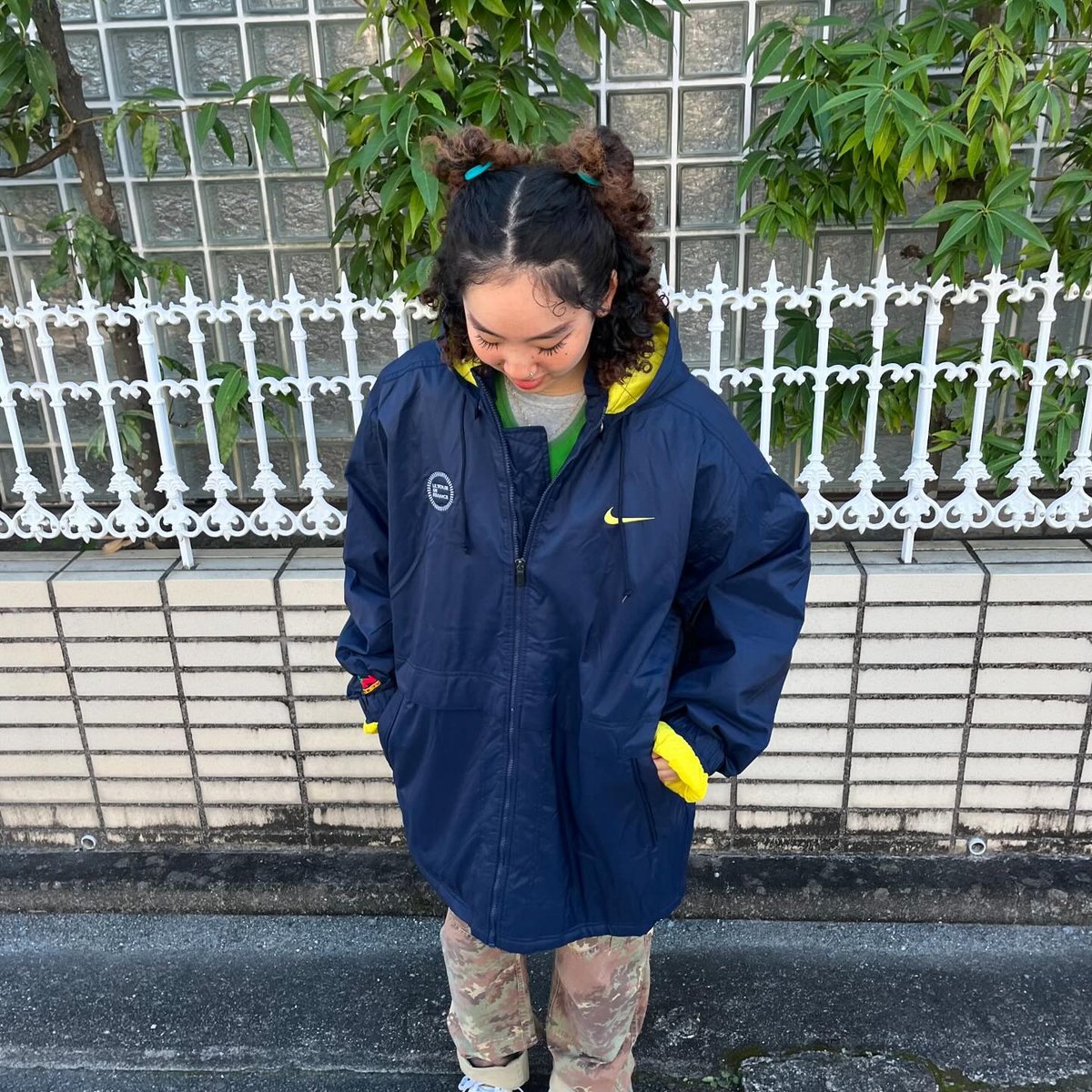 NIKE ナイロンベンチコート | CUSTOM FEVER