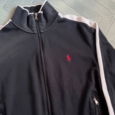 POLO ジップアップスウェット