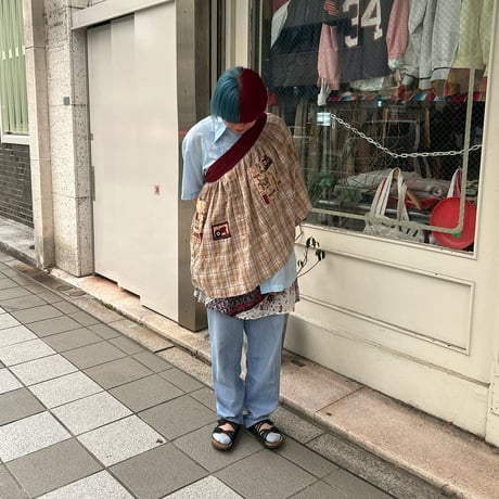 アニマルポケット付きエプロンスカート