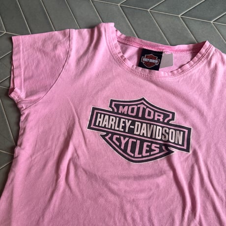USA製 Harley-Davidson ピンクTシャツ