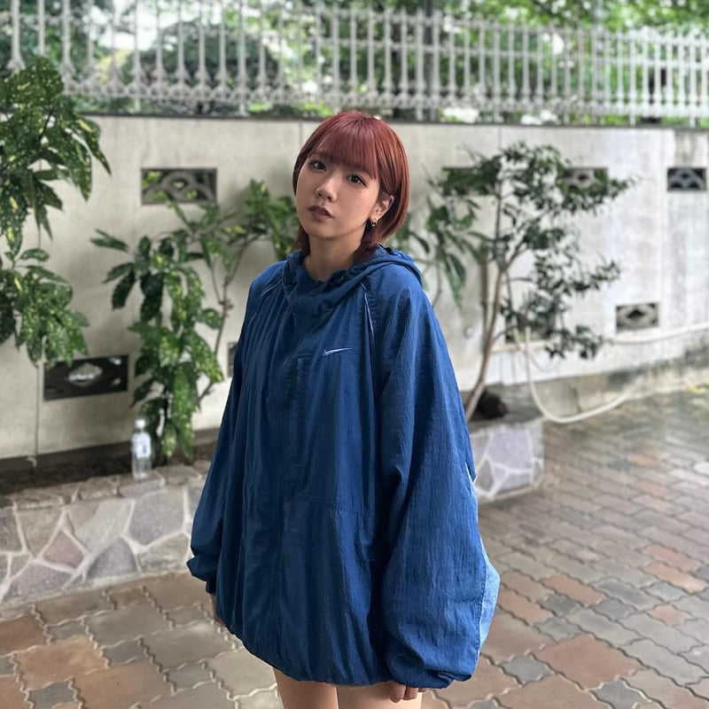 90s NIKE フード付きナイロンジャケット | CUSTOM FEVER