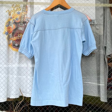 USA製　ラメプリントリンガーT