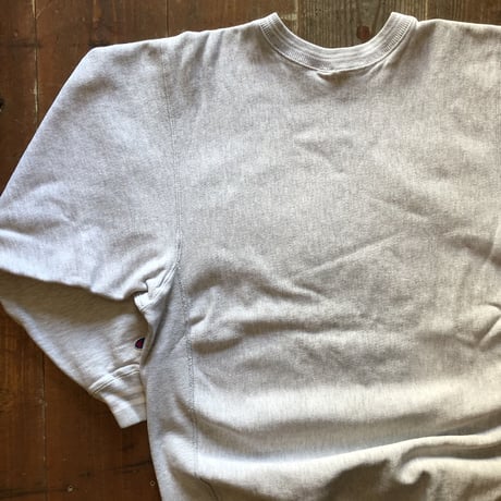 90'sUSA製同系色リブラインチャンピオンリバースウィーブ