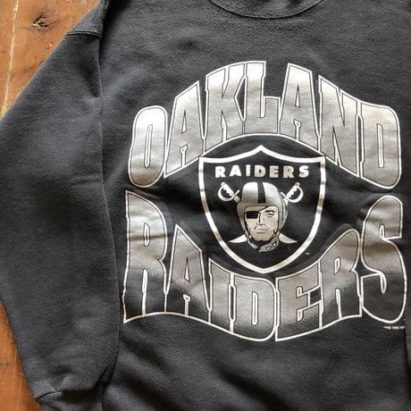 〜90's OAKLAND RAIDERS プリントスウェット