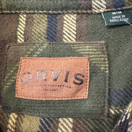 00's ORVIS ネルシャツ M