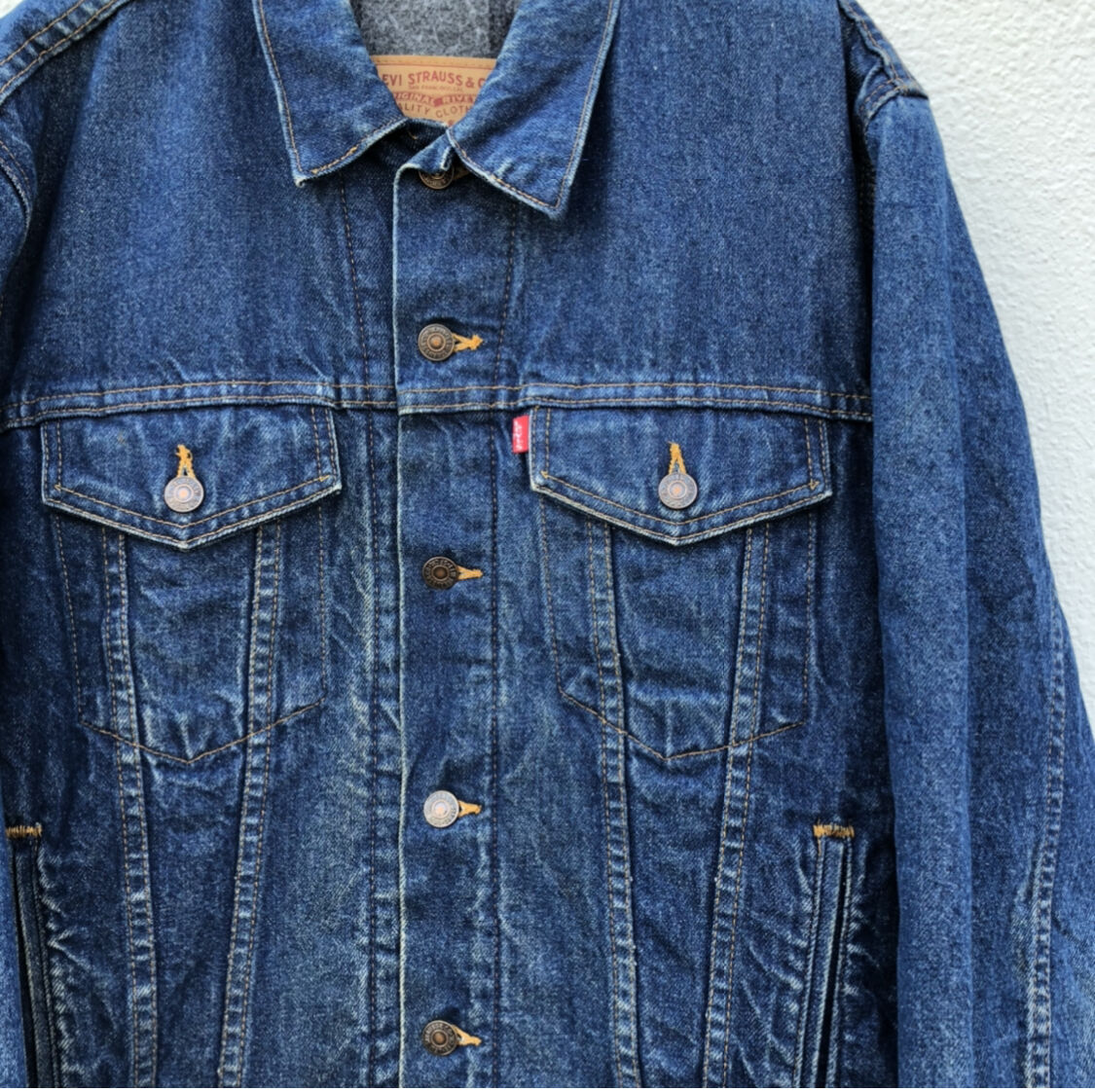 USA製Levi's71506-0316ブランケット付きデニムジャケット ...