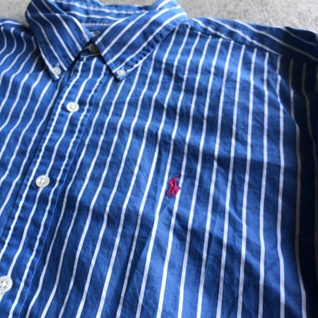 RALPH LAUREN ストライプシャツ  XL