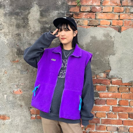 USA製Columbiaフリースベスト