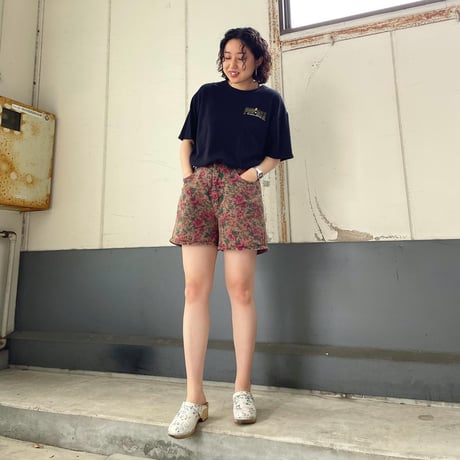 USA製花柄ショーツ