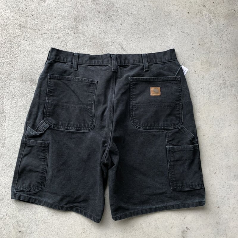 USA製 Carhartt カーハート ダック ペインター ショーツ ブラック Carharttダック地ペインターショーツ ブラックW34 | CUSTOM FEVER