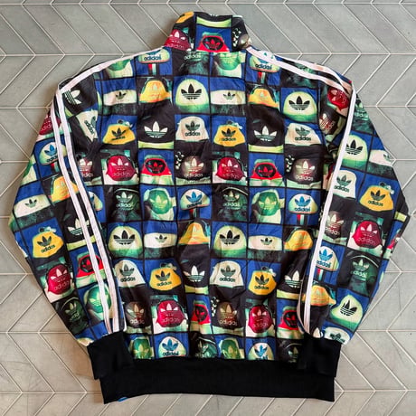 adidas 総柄トラックジャケット