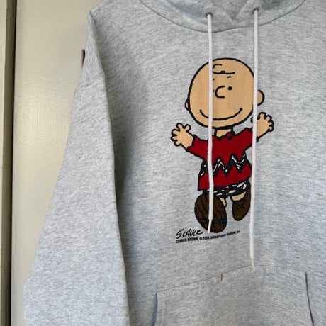 90's USA製 SNOOPY〝CHARLIE BROWN〟プリントフーディ