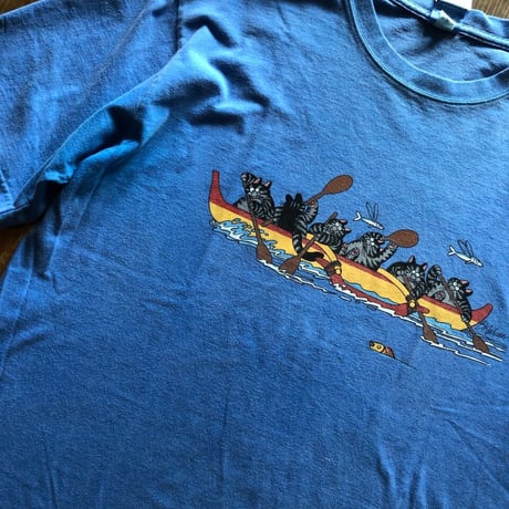Kliban cat 両面プリントTシャツ