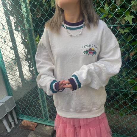 JERZEES SUPER SWEATS ワンポイント刺繍リンガースウェット