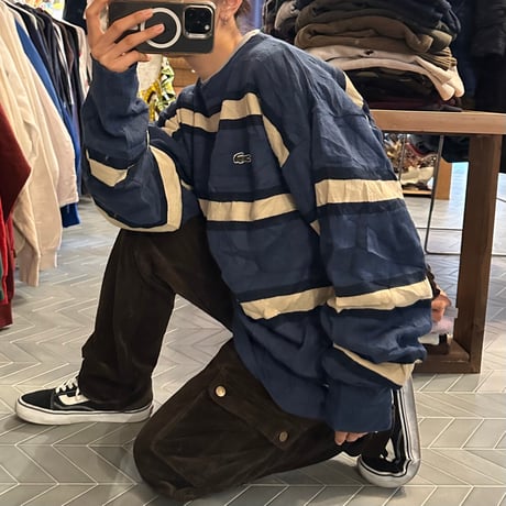 LACOSTE ボーダーニット