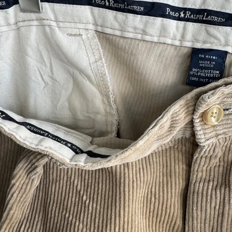 POLO RALPHLAUREN 太畝コーデュロイパンツ