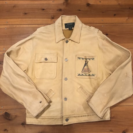 RALPH LAUREN COUNTRY ディアスキンレザージャケット