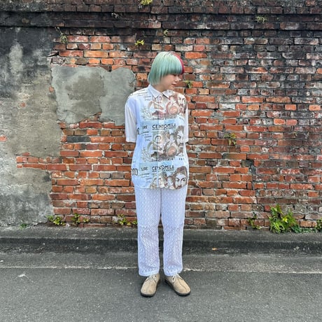 イタリア紙幣柄シャツ