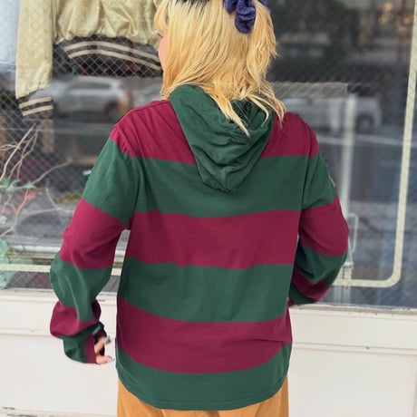 POLO ボーダーフーディー
