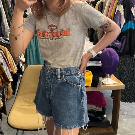 ハーレーショート丈Tシャツ⚡️