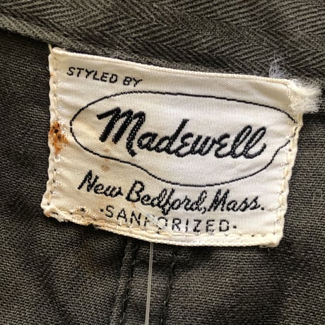 ビンテージ 60's MADEWELL オールインワン