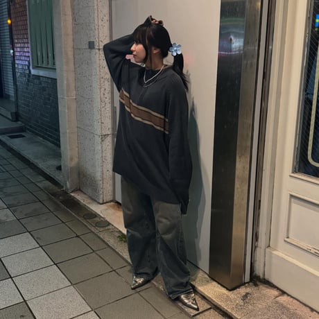 Columbia ハーフジップニット