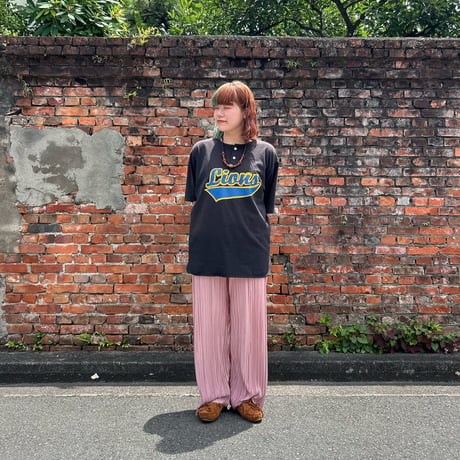 EAGLE USA  "Lions" USA製 13 ヘンリーネックカレッジTシャツ