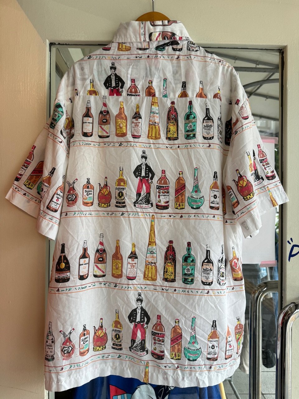 70's〜お酒総柄シャツ | CUSTOM FEVER