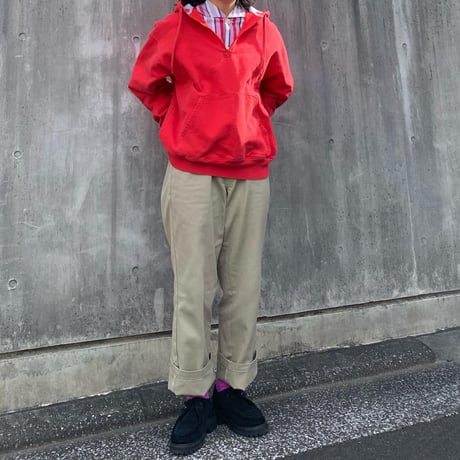 championハーフジップフーディ