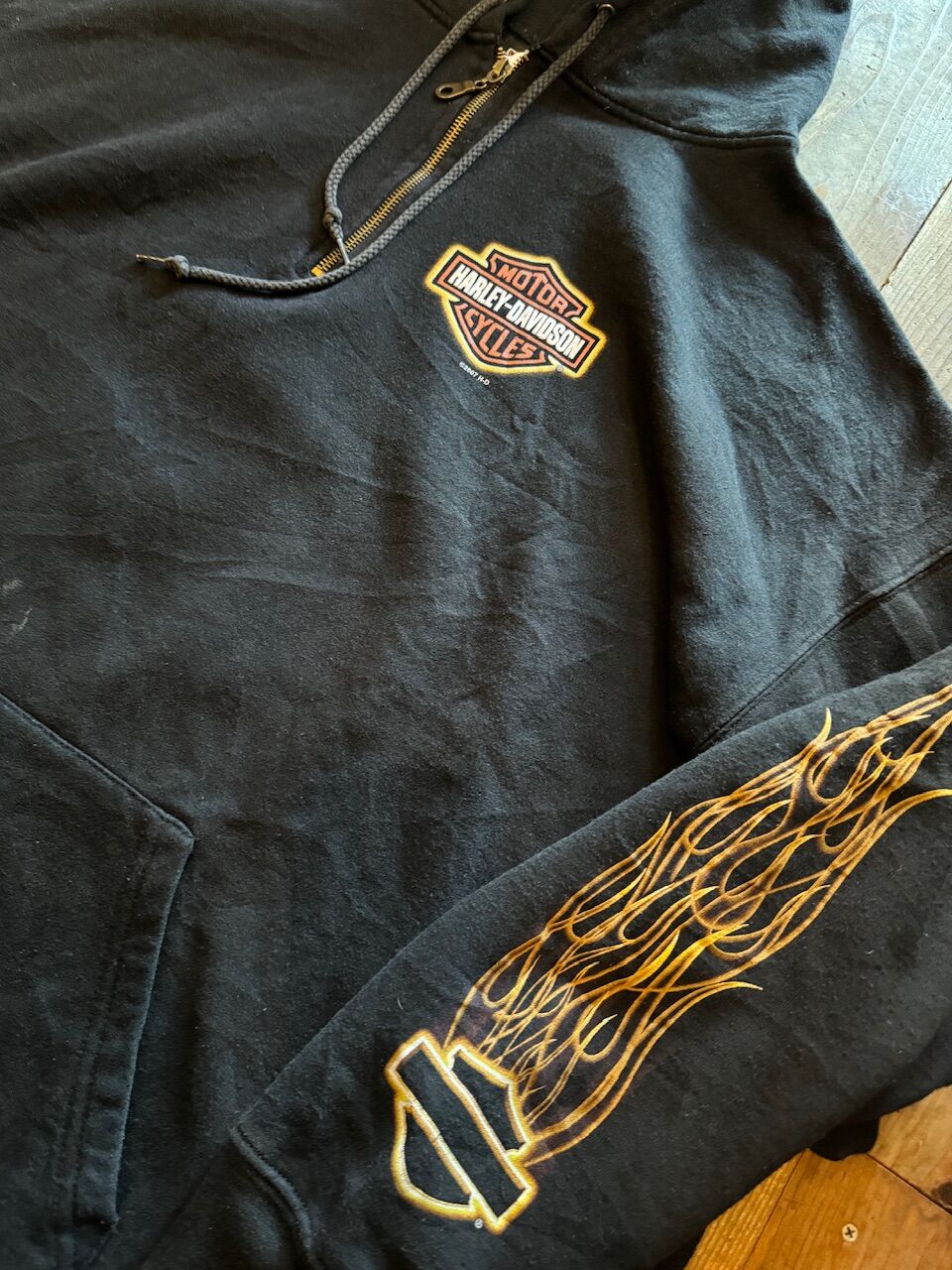 USA製HARLEY DAVIDSON ハーフジップフーディ 2X | CUSTOM FEVER USA製HARLEY DAVIDSON ハーフジップフーディ 2X | CUSTOM FEVER