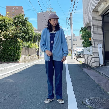 アクリルニットカーディガン