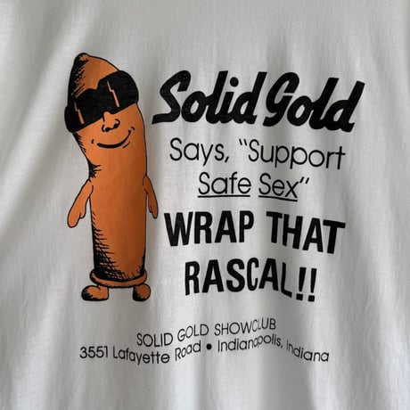 〜90's SOLID GOLD SHOWCLUB エロTシャツ